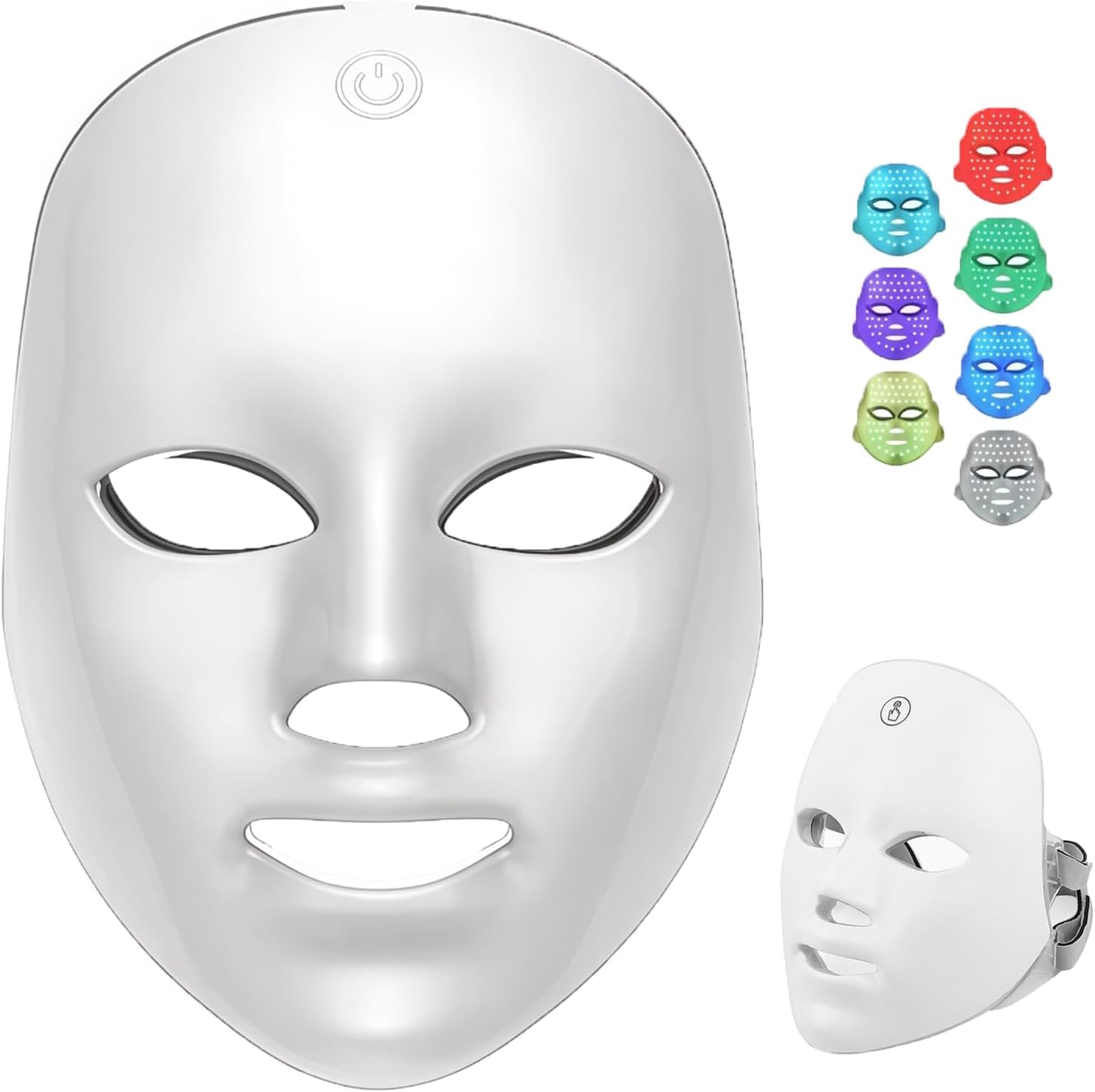 LED Light Therapy Face Mask - 7 Color Photon Therapy, Anti-Aging, Daily Facial Care๏ผ Wrinkle Reduction, Skin Tightening