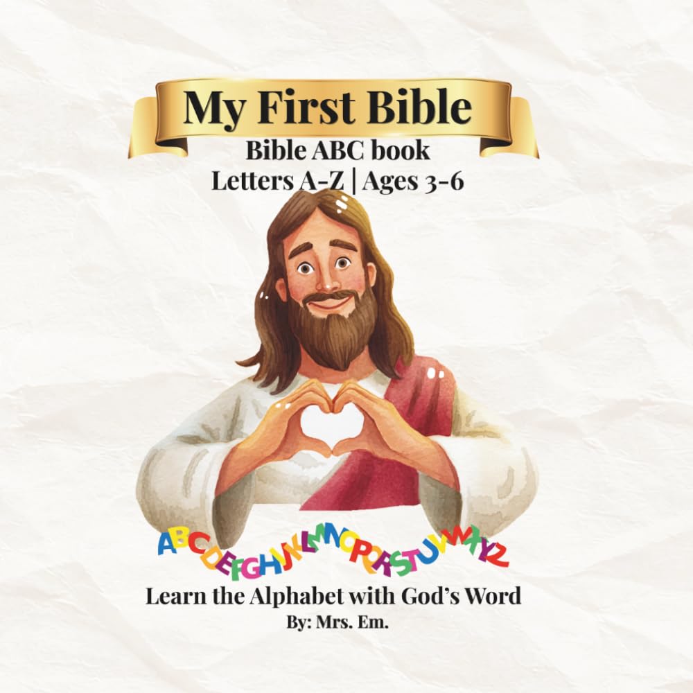 Let’s Learn Letters with God: Christian ABC Tracing Workbook for Kids: A Fun Bible-Based Alphabet Book with Tracing, Activities, and Early Learning ... Kindergarten (My First Bible Activity Book)