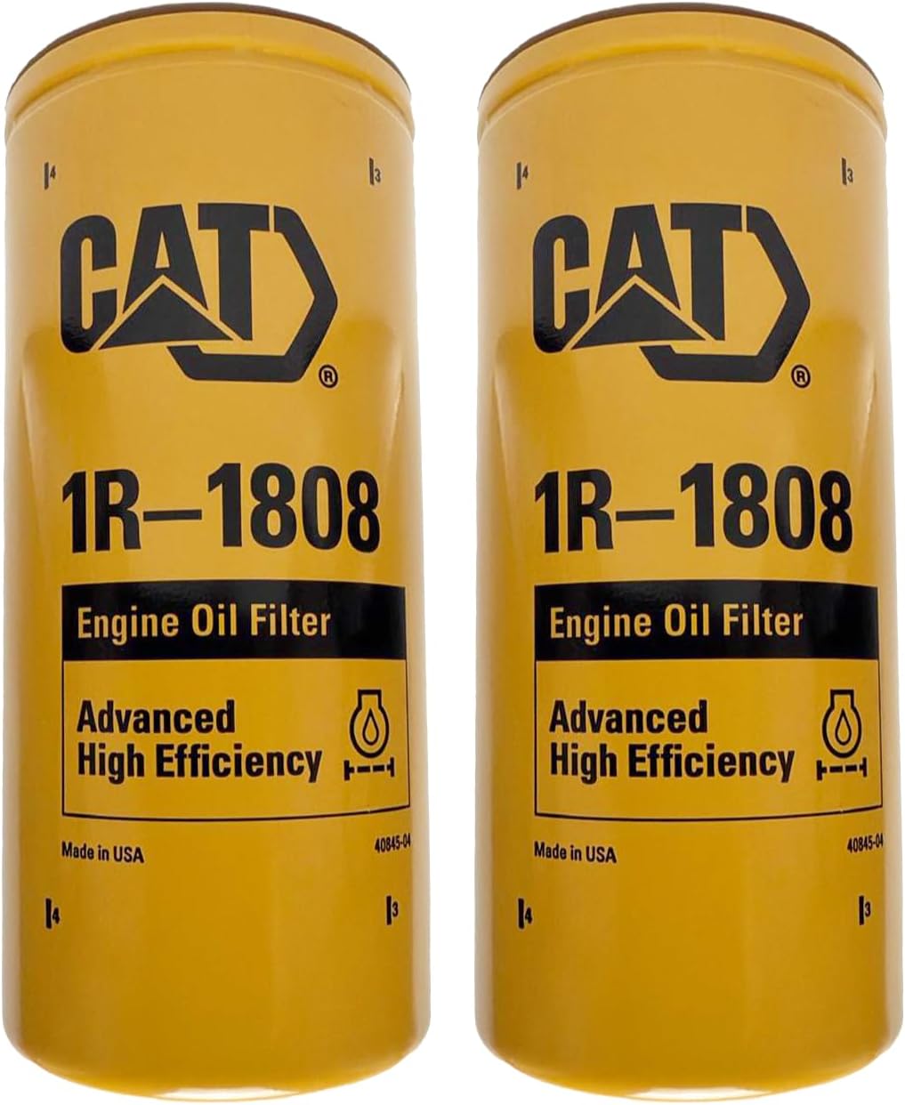 Caterpillar 1R-1808 (1R1808) Oil Filter (Pack of 2)