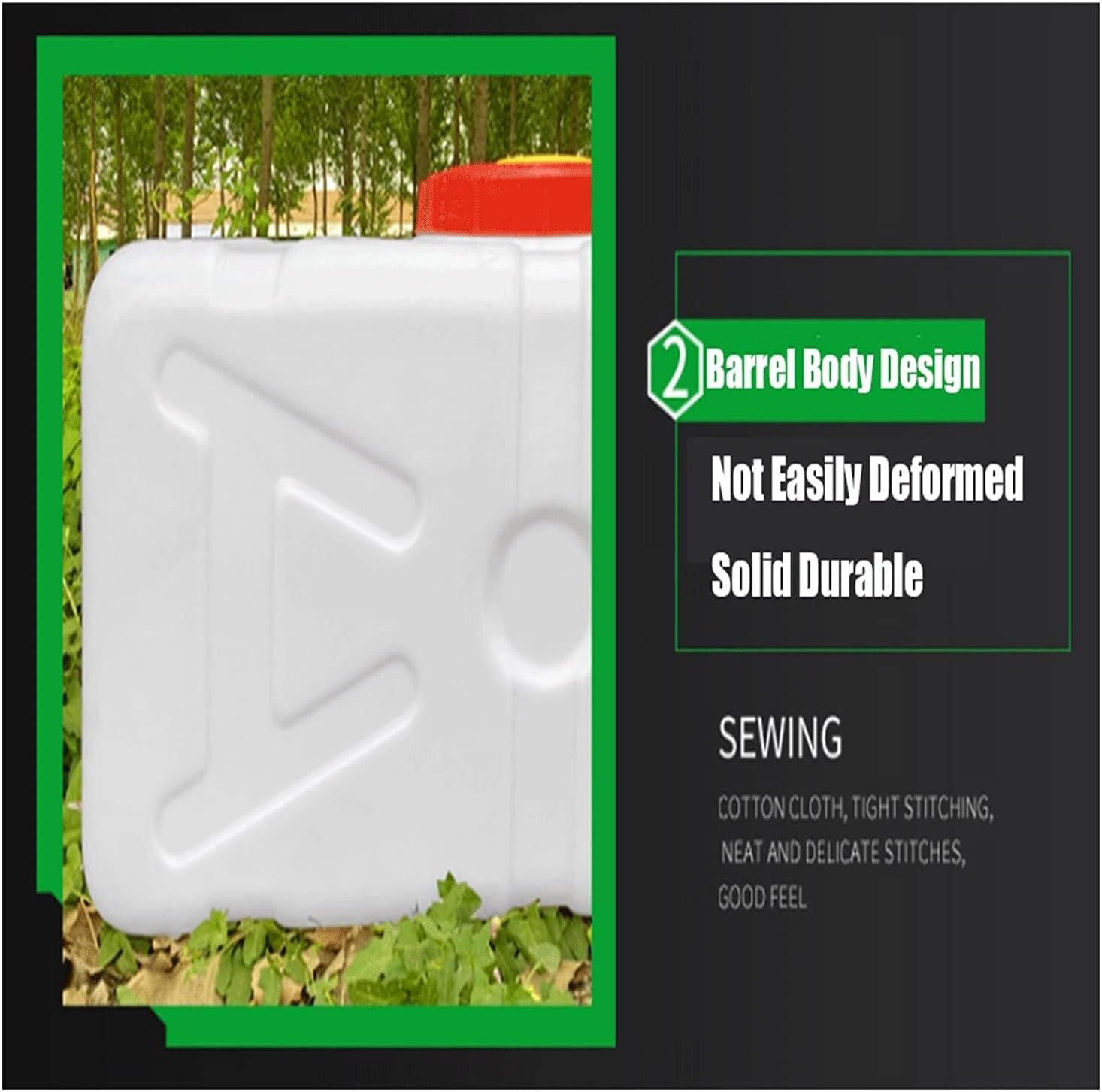 Water Tank Outdoor Travel Bucket 130L/190L Water Container Carrier Home Camping Stackable Camping High Capacity Water Storage Water Dispenser Water Jug Bucket For Sport Camping Hiking Picni(Size:130L)