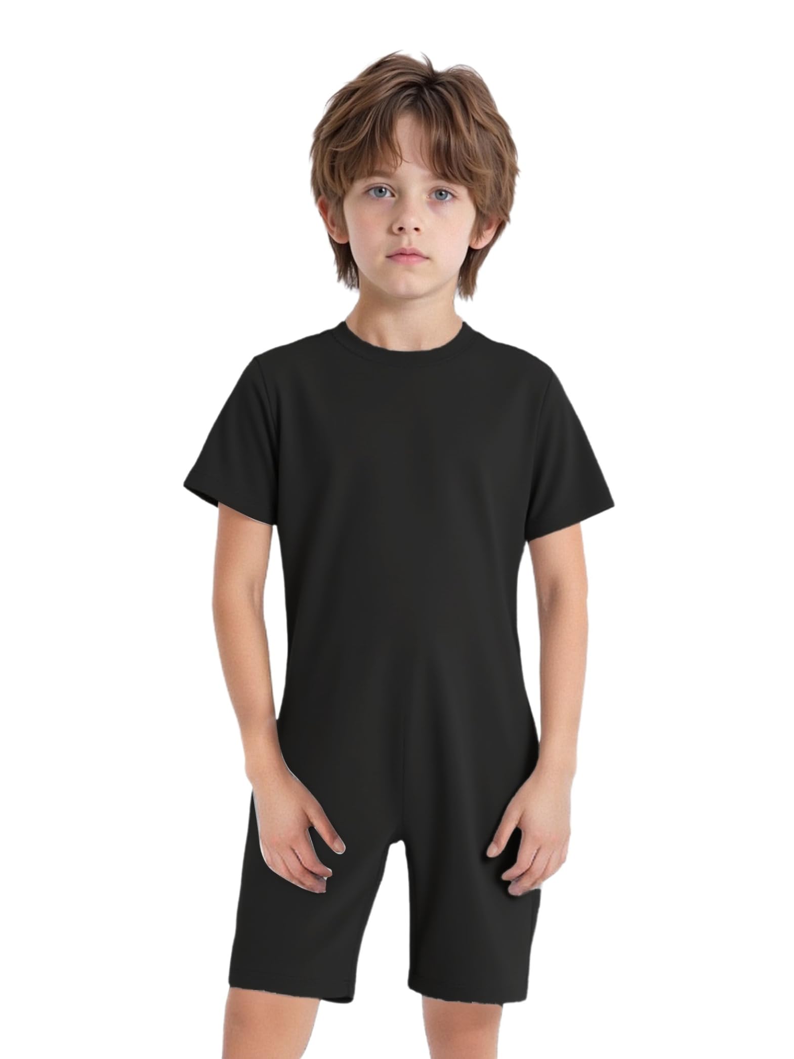Body De Soin Pour Enfants Garçons Et Filles En Coton Body Avec Fermeture Éclair Overall Court Pour Besoins Particuliers Combinaison