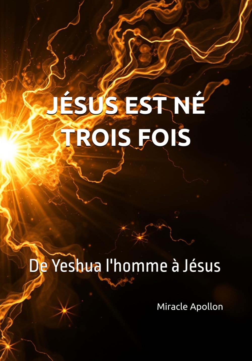 JÉSUS EST NÉ TROIS FOIS: De Yeshua l'homme à Jésus