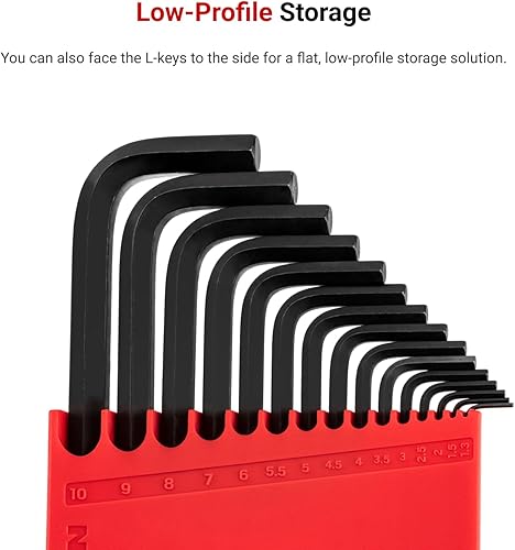 Miniatura 7 de TEKTON Soporte hexagonal para llaves en L de 15 herramientas (0.051-0.394 in)  OKH32101