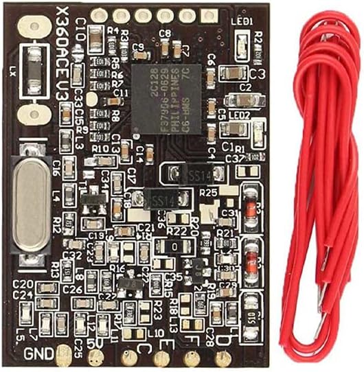 1PCS X360 ACE V3 150MHz 360 Machine Pulse Chip Mod Chip Crystal Coffee Slim Version with Slim Cable Support All Corona Falcon and Xbox Slim Newest Version