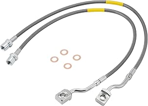 2 PCS Front Brake Lines 89370 Compatible with Chevy Silverado GMC Sierra 1500 2007-2019/2500 3500HD 2011-2019