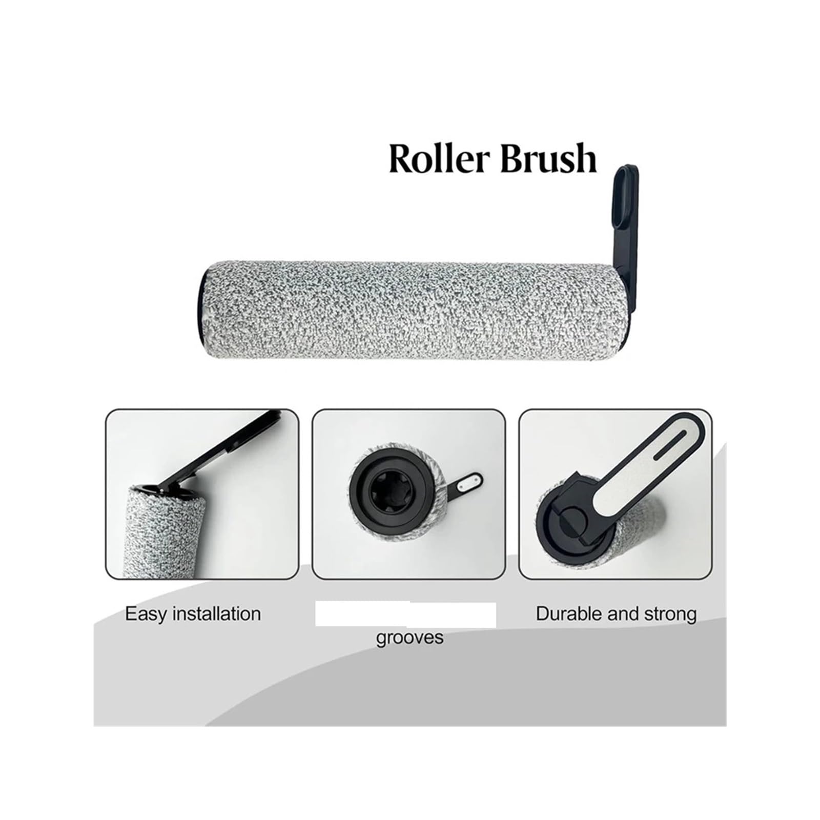 Kit De Filtro De Rodillo AB34, Compatible Con Dreame, Trouver K10 | Accesorio for fregadora de pisos, for aspiradoras en seco y húmedo, repuestos de repuesto(2set)