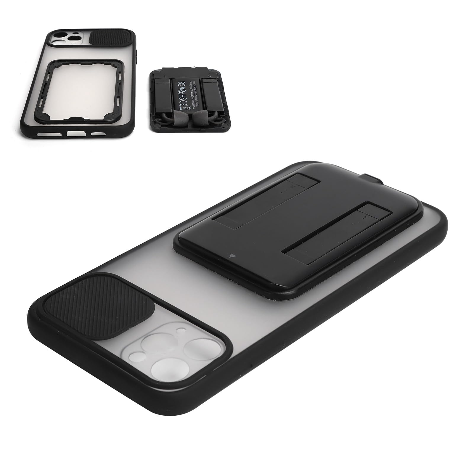 Auricolare Bluetooth Custodia per Telefono Integrata Ultrasottile per 12Pro Max Auricolari Comodi 4 Ore di Lavoro per Viaggiatori D'affari Materiale ABS