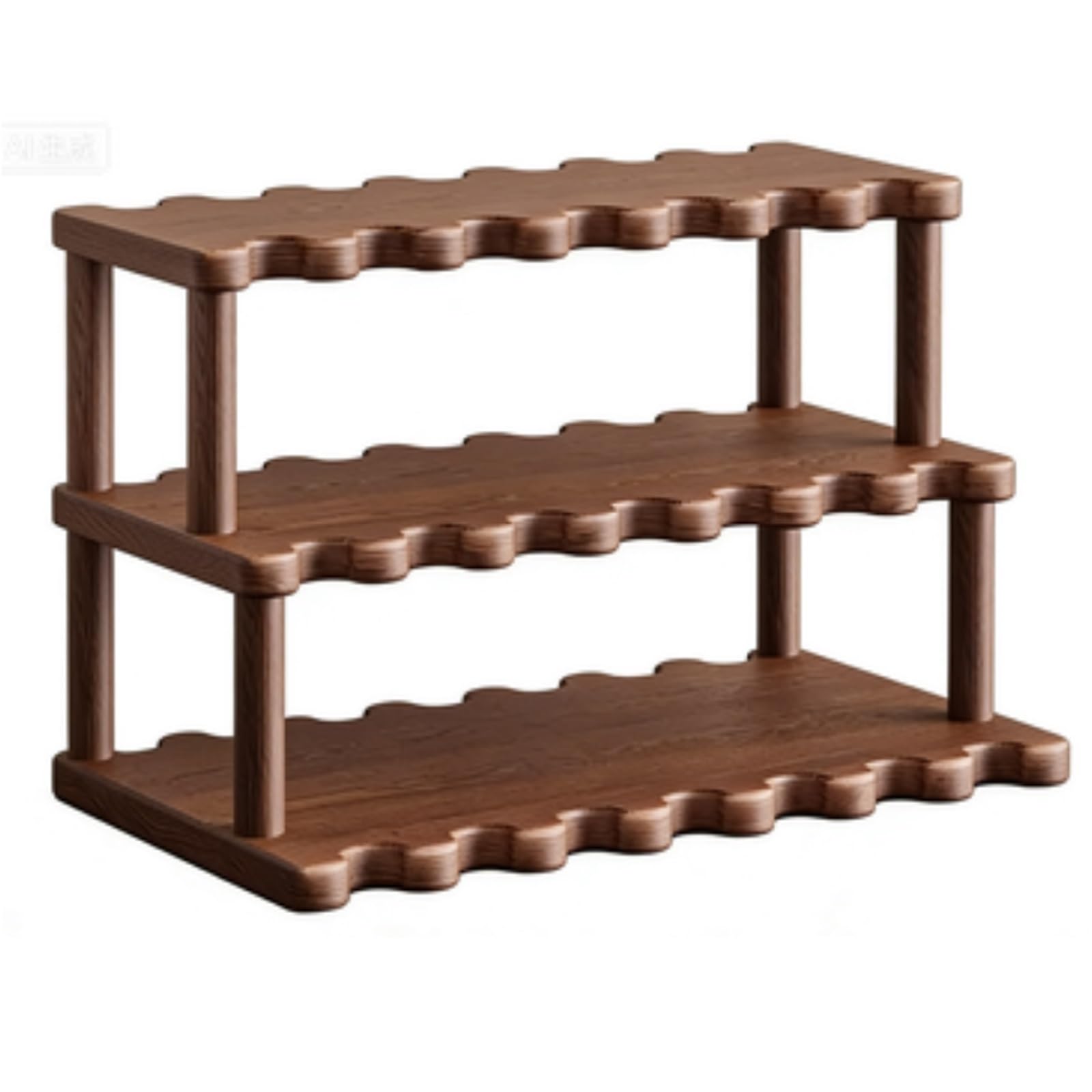 CFY652 in-Vehicle Desktop Cup Holder Desktop Tea Set Water Display Stand Solid Wood Adjustment(Large)