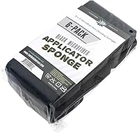 Vista 2 de The Rag Company - Esponjas aplicadoras de microfibra de grado premium para detallado - Herramienta de detallado versátil, extra absorbente, capaz