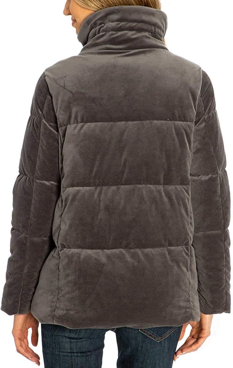 Isaac mizrahi velvet puffer jacket Clearance