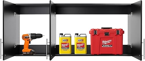 Miniatura 18 de Prepac Elite - Armario de pared de 54 pulgadas, armario de almacenamiento gris claro con 2 estantes ajustables, almacenamiento para despensa, cocina