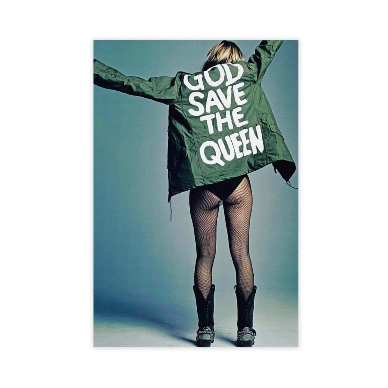 SFQQE Kate Moss Poster Canvas Poster Bedroom Decor Landscape Office Room Decor Gift 24x36inch(60x90cm)