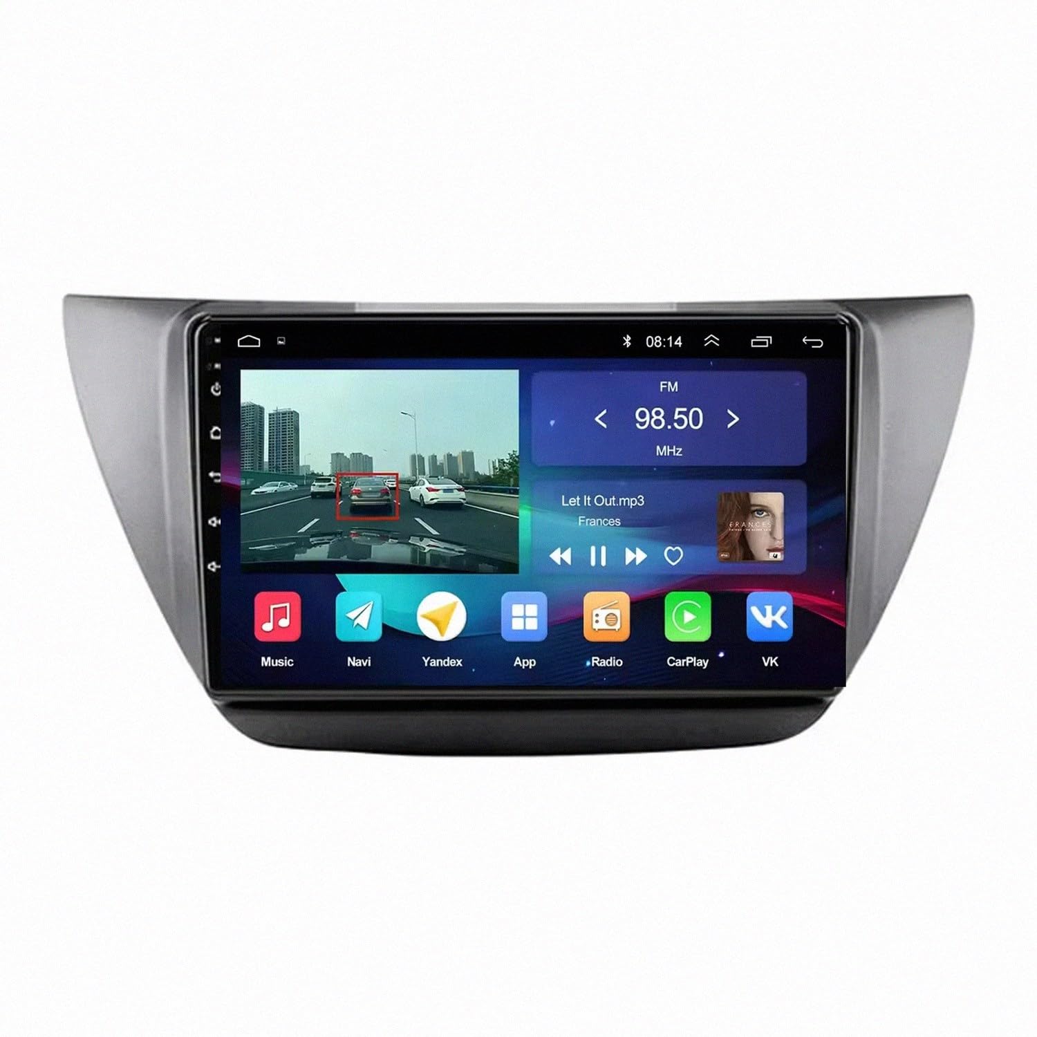 Radio Samochodowe Z Ekranem Dotykowym dla Mitsubishi Lancer 9Cs 2000-2010 Android 15 9 Inches Wyświetlacz Samochodowy Fm Am Bluetooth Usb Android Auto Do, 4 Core 2G+32G