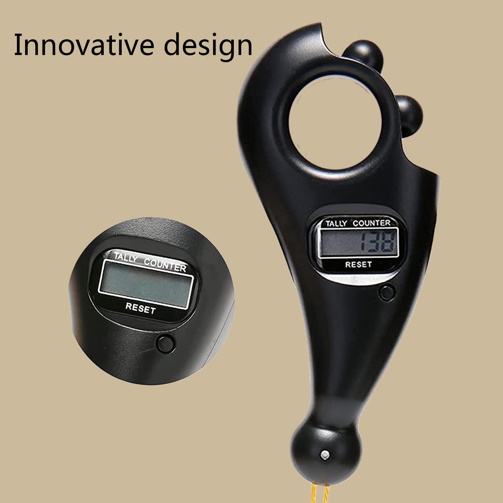 Digital Beads Counter Prayer Digital Tasbih Portable Prayer Beads Counter For Meditation Relaxation Prayer Islamic Gift Digital Finger Counter Tasbeeh