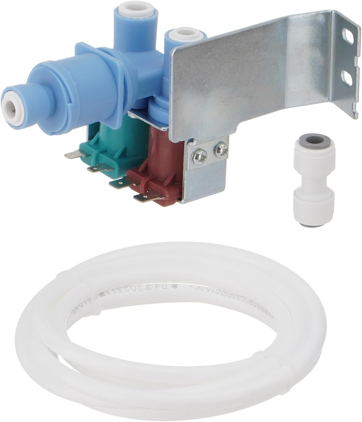 W10822681 Refrigerator Water Inlet Valve for Whirlpool Kenmore Maytag KitchenAid Amana Ikea, Blue W10408179 2304757 2205762 W10408179VP 2188746 2186486 2315534 4389177 2188708 AP5985115 PS11723179
