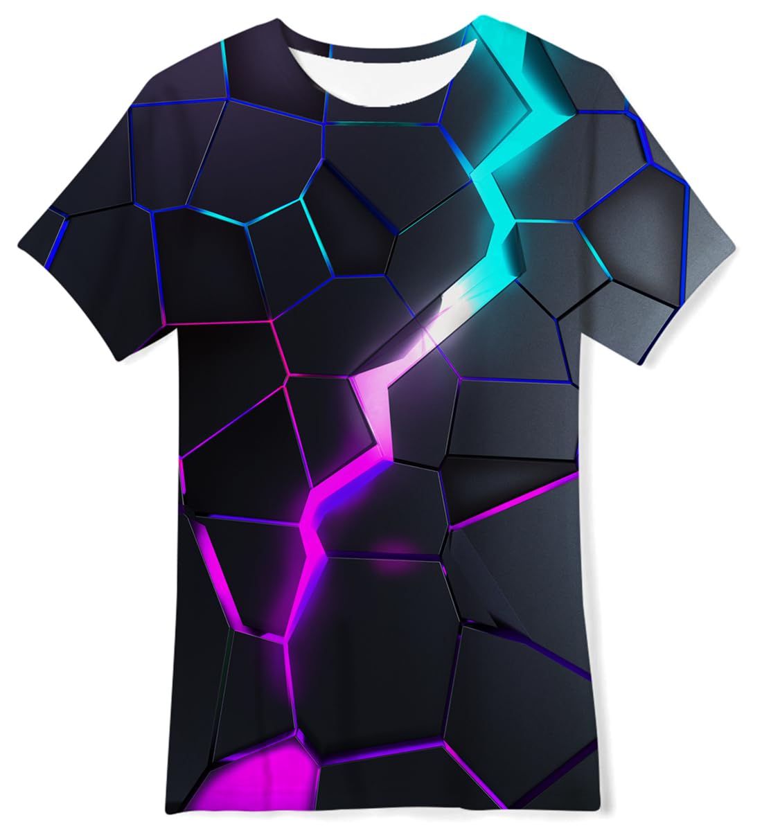 Belovecol Boys Girls 3D T-Shirt Cool Crewneck Short Sleeve Graphic T Shirt Summer Tee Shirts for Kids Teens 6-13 Years — view 14