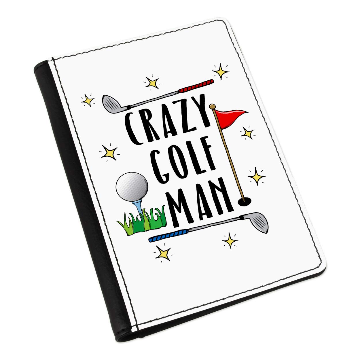 Housse de passeport Crazy Golf pour homme protège vos documents
