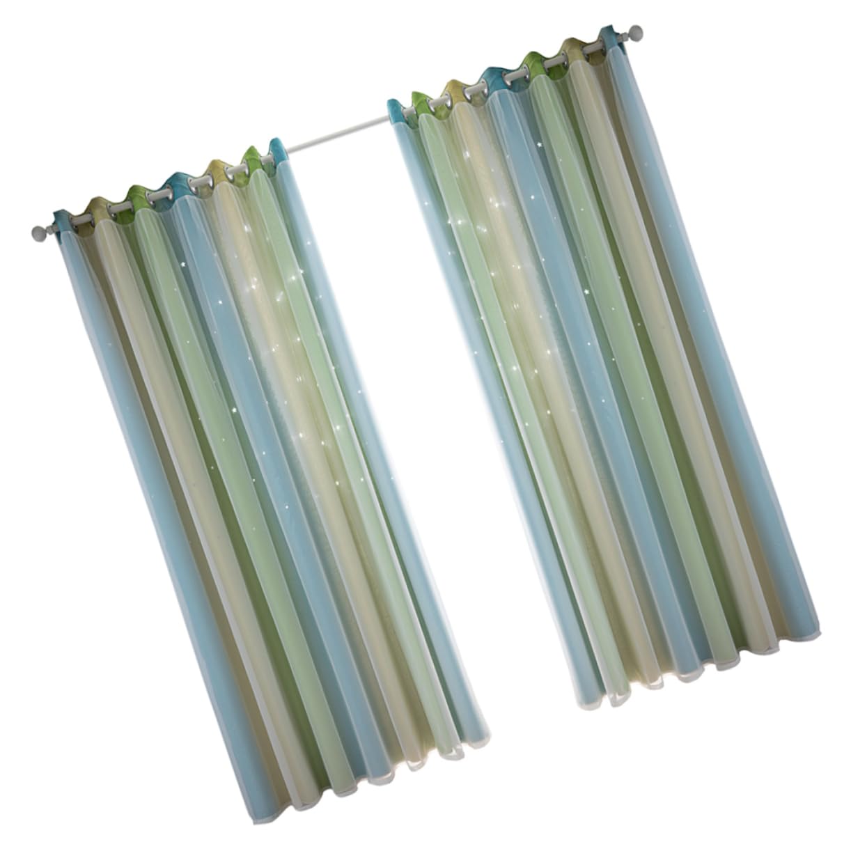 Rideaux occultants Alipis double couche isolante pour fenêtre de salon