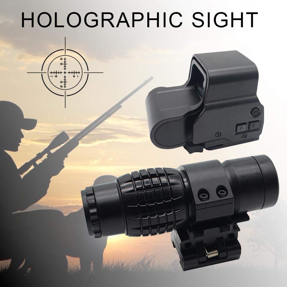Brownrolly 3X Holographic Sight Magnifier - Instrumento portátil para la Entrada de señales al Aire Libre