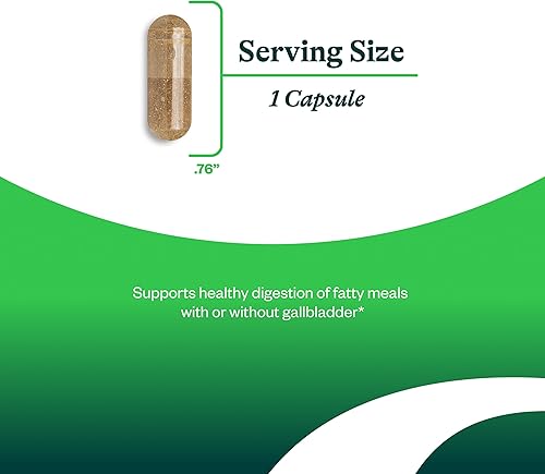 Miniatura 3 de Seeking Health Ox Bile, 125 mg de suplemento de enzima digestiva, apoyo de la vesícula biliar, apoyo a la intolerancia de la histamina, cápsulas