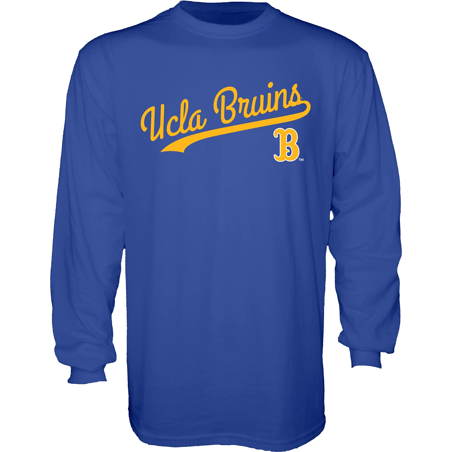 Blue 84 Men's Long Sleeve T-Shirt Cursive Team Color