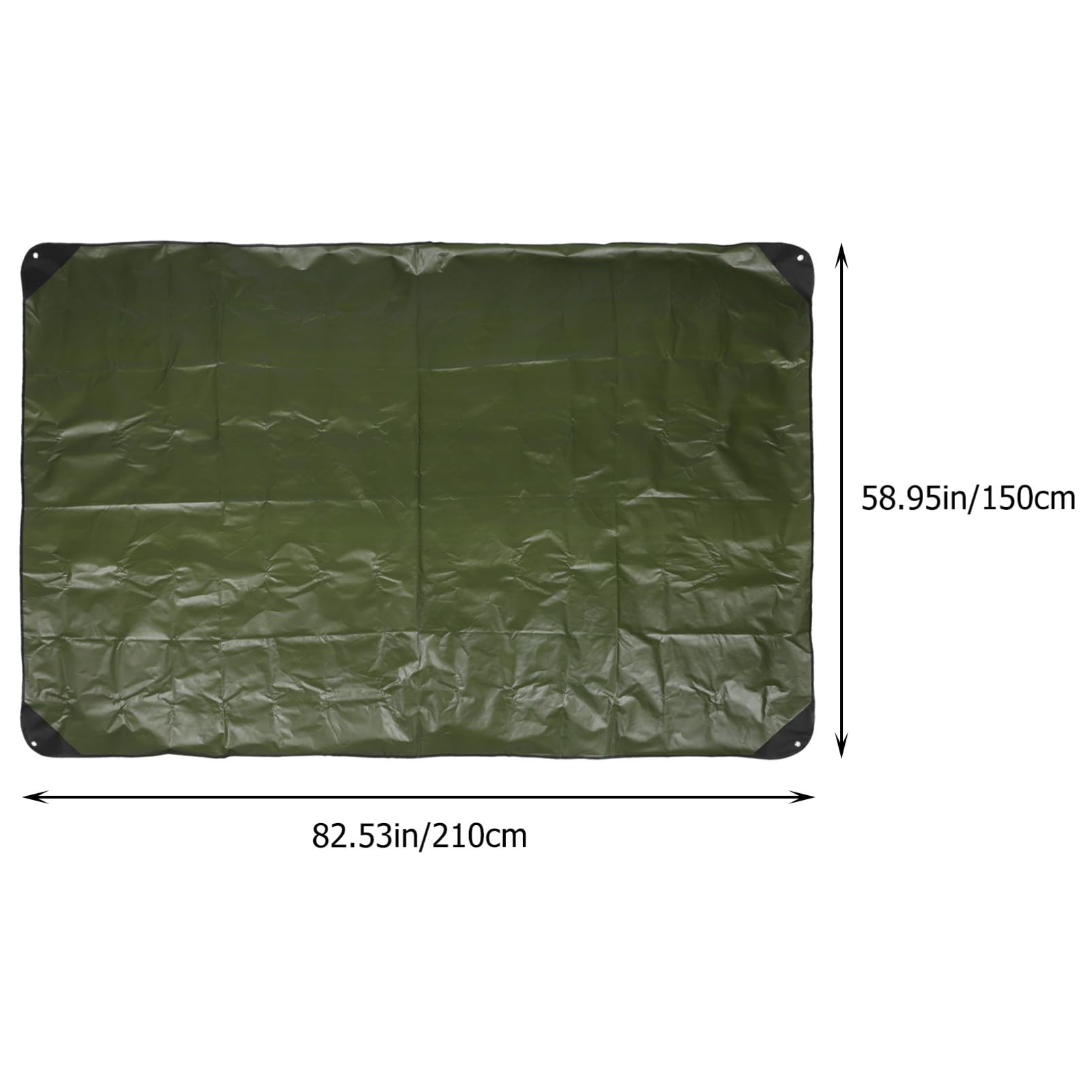 WOONEKY Coperta Termica di Emergenza Multiuso Coperta Isolante Portatile per Campeggio Sopravvivenza Addensare Tovagliette per Picnic Bloccare Pioggia e Umidità