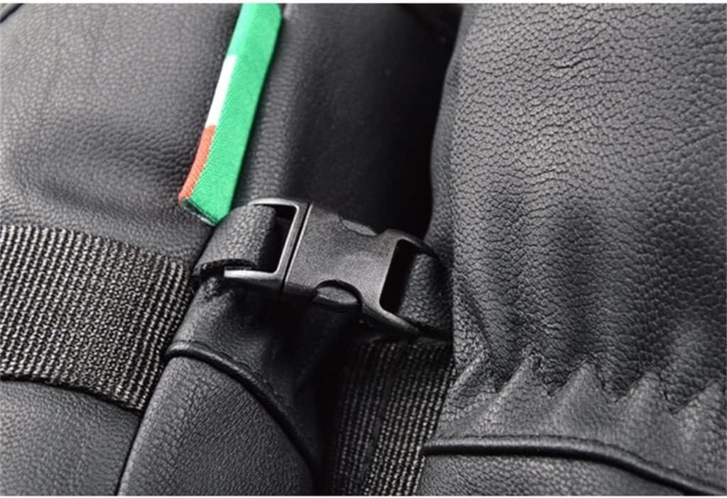 Winter Ski Gloves for Men & Women, Waterproof & Windproof Outdoor Snowboard Gloves, Leather Hand Stuffed, Anti-Slip, Warm, Adjustable Wrist Restraint for Skiing & Mountaineering