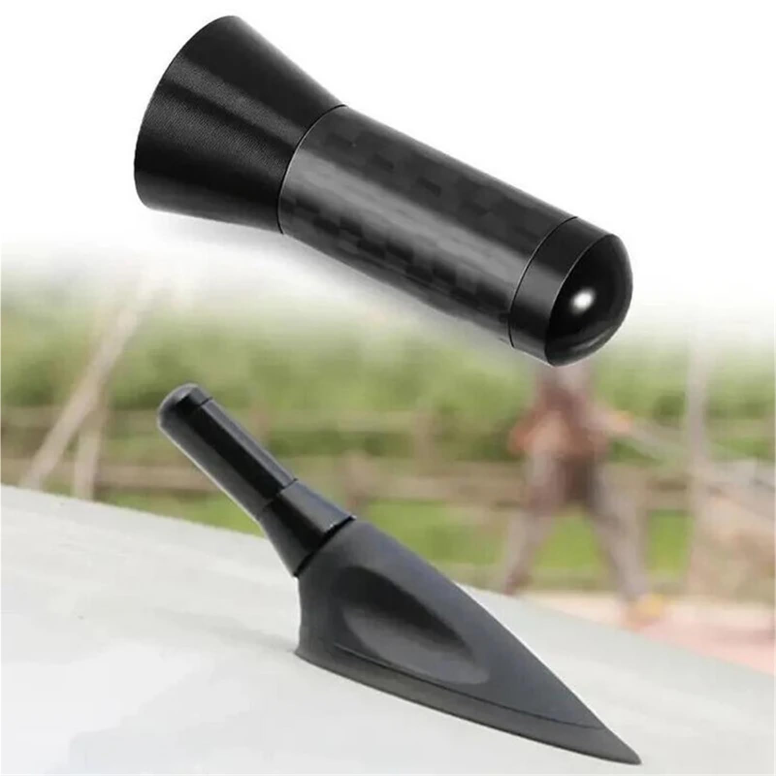Antenas para vehículos Antena de Techo Universal con Adaptador M4 M5 M6 y Tornillos. Compatible con BMW, Mini y Audi. Antena de Coche