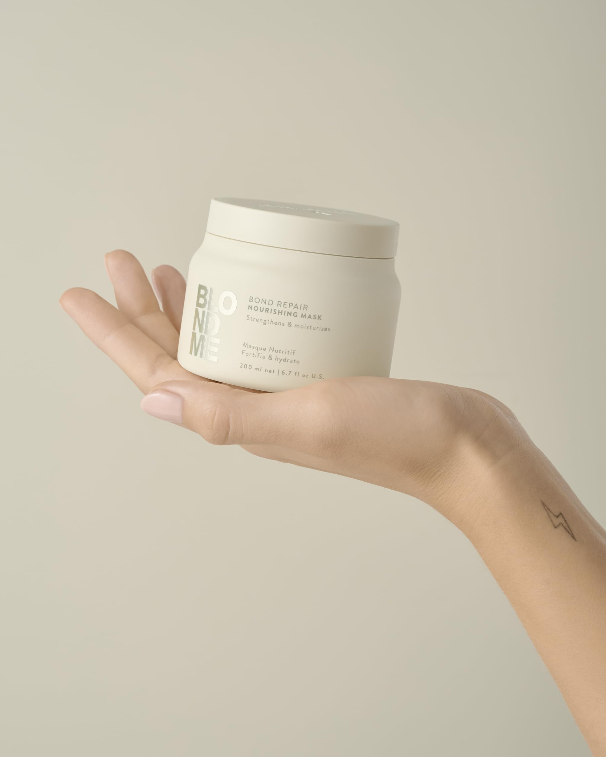 BlondMe Bond Repair Nourishing Mask for Blonde Hair | Intensive Hair Treatment | Adds Moisture and Softness |For Blonde, Lightened, & Grey Hair