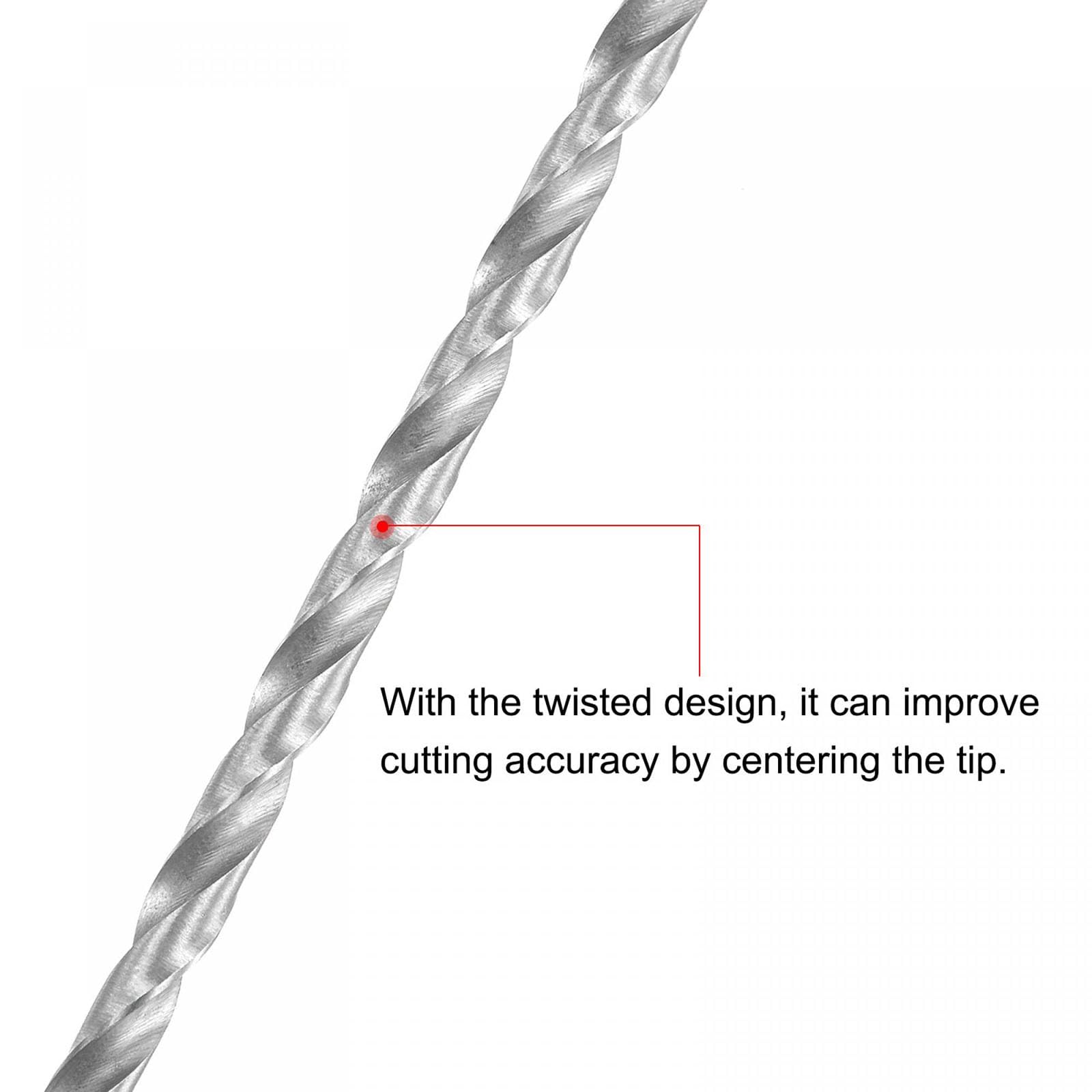 TA-VIGOR 2Pcs 3.5mm Extra Long Twist Drill Bits - Image 4