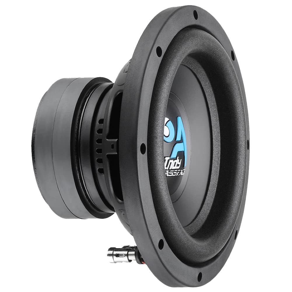 1 SUBWOOFER BASSFACE INDY A8/4 INDYA8/4 20 cm 200 mm 8" di diametro 200 watt rms 400 watt max single voice coil singola bobina svc 4 ohm, 1 pezzo