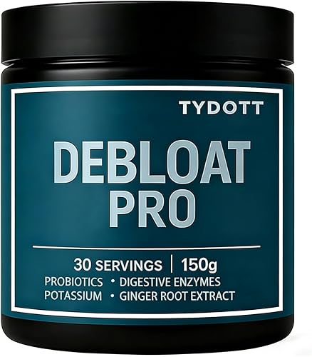TYDOTT Debloat Pro - Suplemento de deshinchamiento diario para hombres, reduce la hinchazón facial, revela una línea de mandíbula definida, contiene