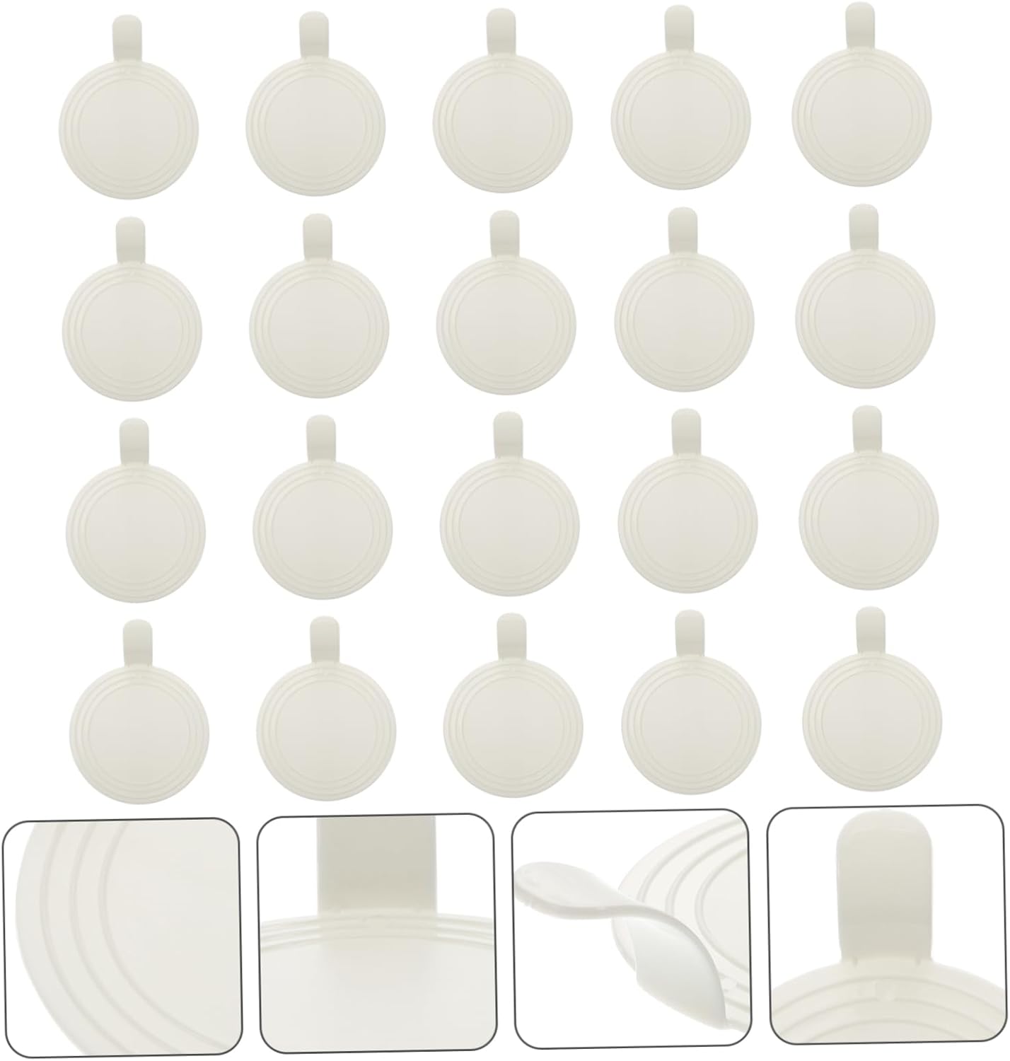 Garneck Elegant Dessert Boards Set of 100 Cake Plates Cake Bottom Bases for Mini Cakes