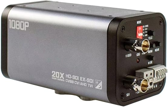 20X Optical zoom Auto focus HD SDI Camera 1080P 1/2.8 High Sensitivity CMOS Sensor with 4.7-94mm Lens by Button at the back