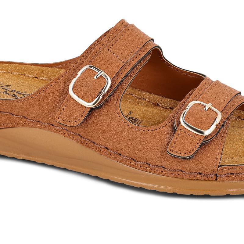 Image of WALKAROO Women's Slip On Comfort Sandals - WLP74008