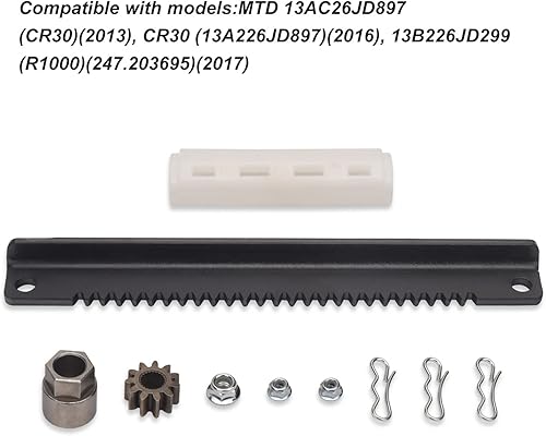 Miniatura 7 de 753-11064B CR12 Kit de servicio de dirección compatible con Troy-Bilt TB30R, MTD Columbia CR30, Cub Cadet CC30, Craftsman R1000 Tractor de césped,