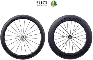 YOELEO クリンチャー/チューブレス カーボンホイール C60/88 リムブレーキ(STD) 採用NOVATEC(ノバテック) A291SB-SL/F482SB-SL ABGハブ CAMPAGNOLO(カンパニョーロ)用 Sapim スポーク(CX-RAY)用 前後セット