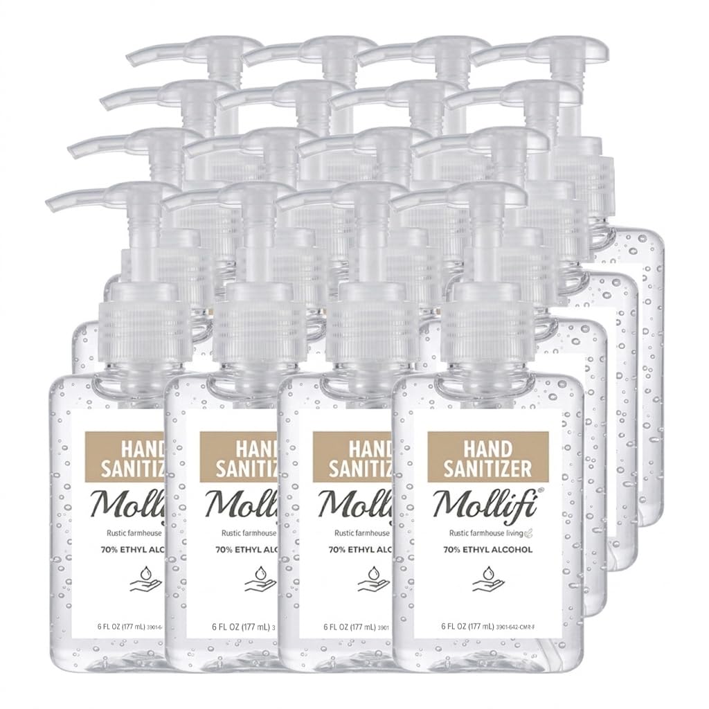 Hand Sanitizer Gel, 6 FL OZ, Fragrance Free, Mfr: MOL9747-6OZ-A, 12PCS image 4