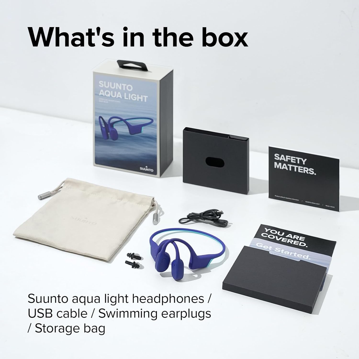 Contents of the SUUNTO Aqua Light box