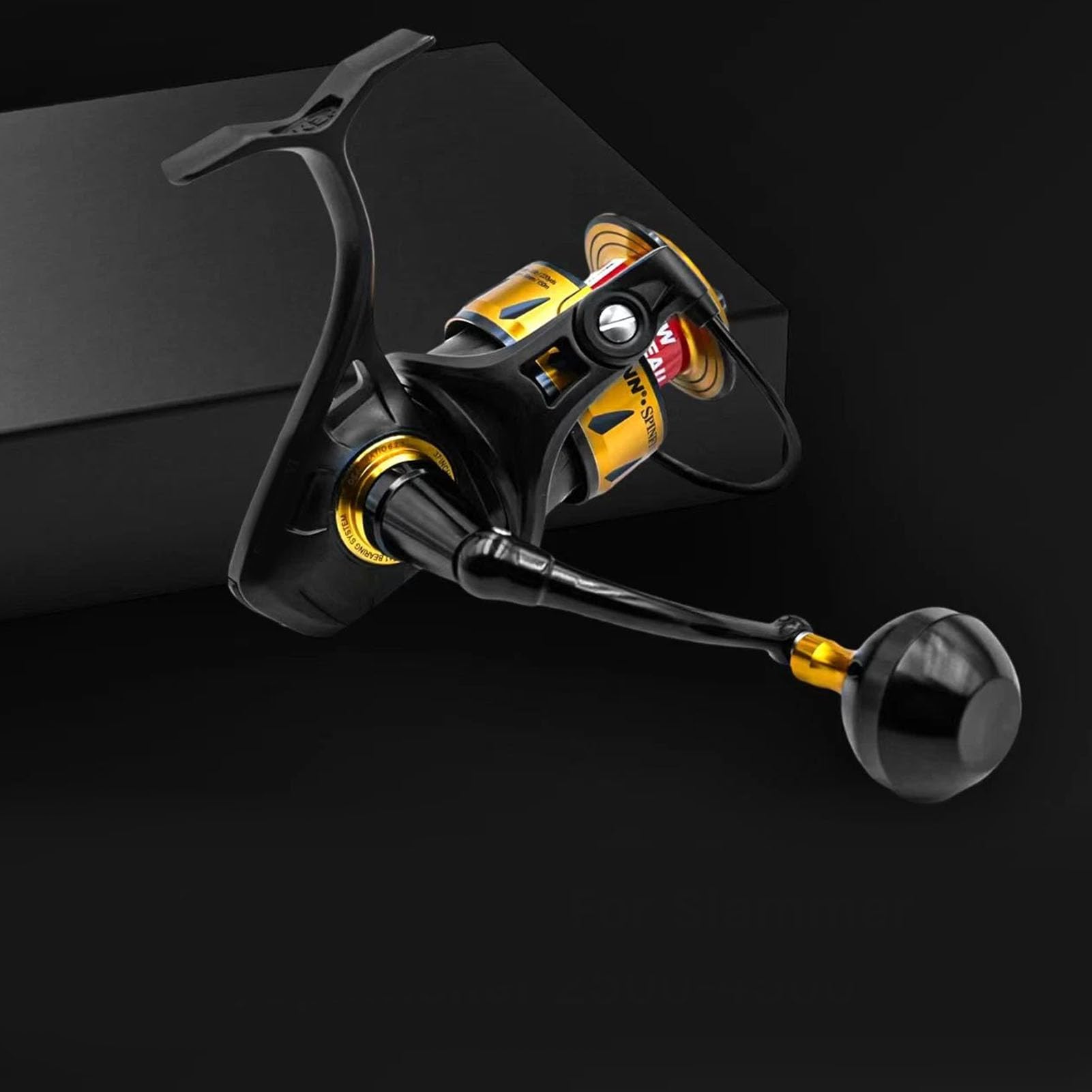 Pissente Angel-Spinnrollengriff, Aluminiumlegierung, Power-Griff, Ersatz, 66 Mm Länge, 38 Mm, Rutschfester Griff für Salzwasser-Shore-Jigging und für VI VII Slammer III IV Long Cast V