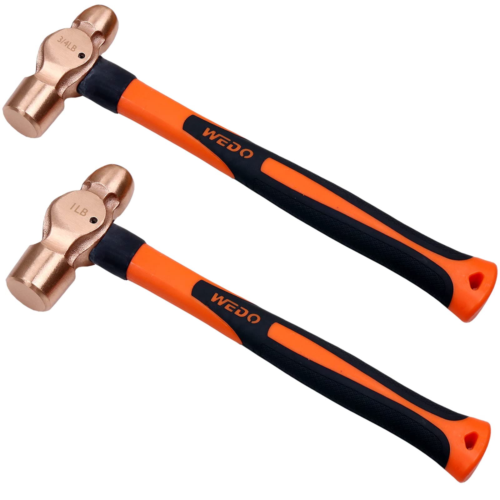 WEDO Copper Ball Peen Hammer - Durable & Corrosion Resistant -13