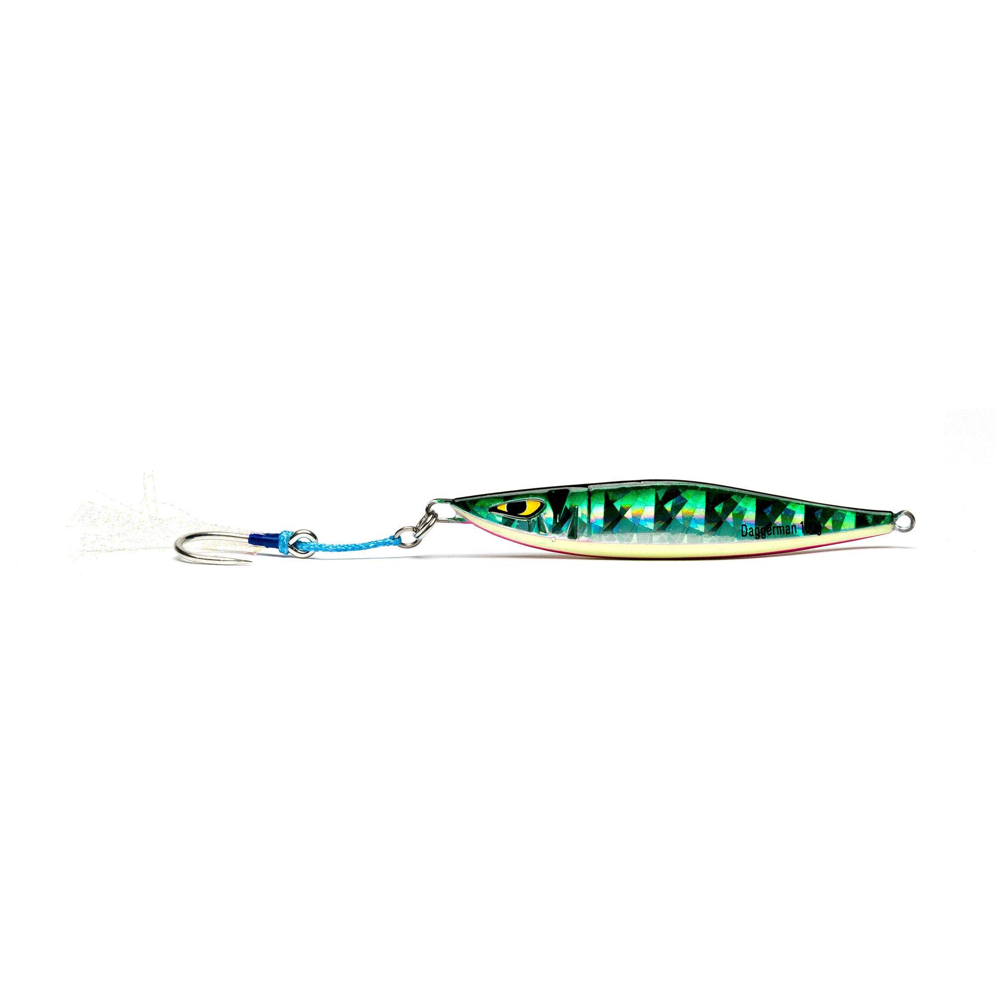 Mustad Unisex's Green Makrela Daggerman Jig 320 g