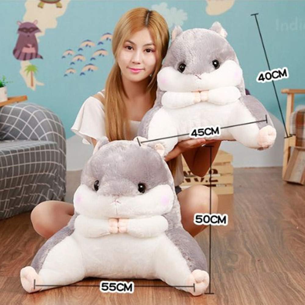 Backrest Pillow Stuffed Sitting Back Support Bed Pillow with Arms Reading & Relaxing Chair Car Seat Sofa Rest Cushion