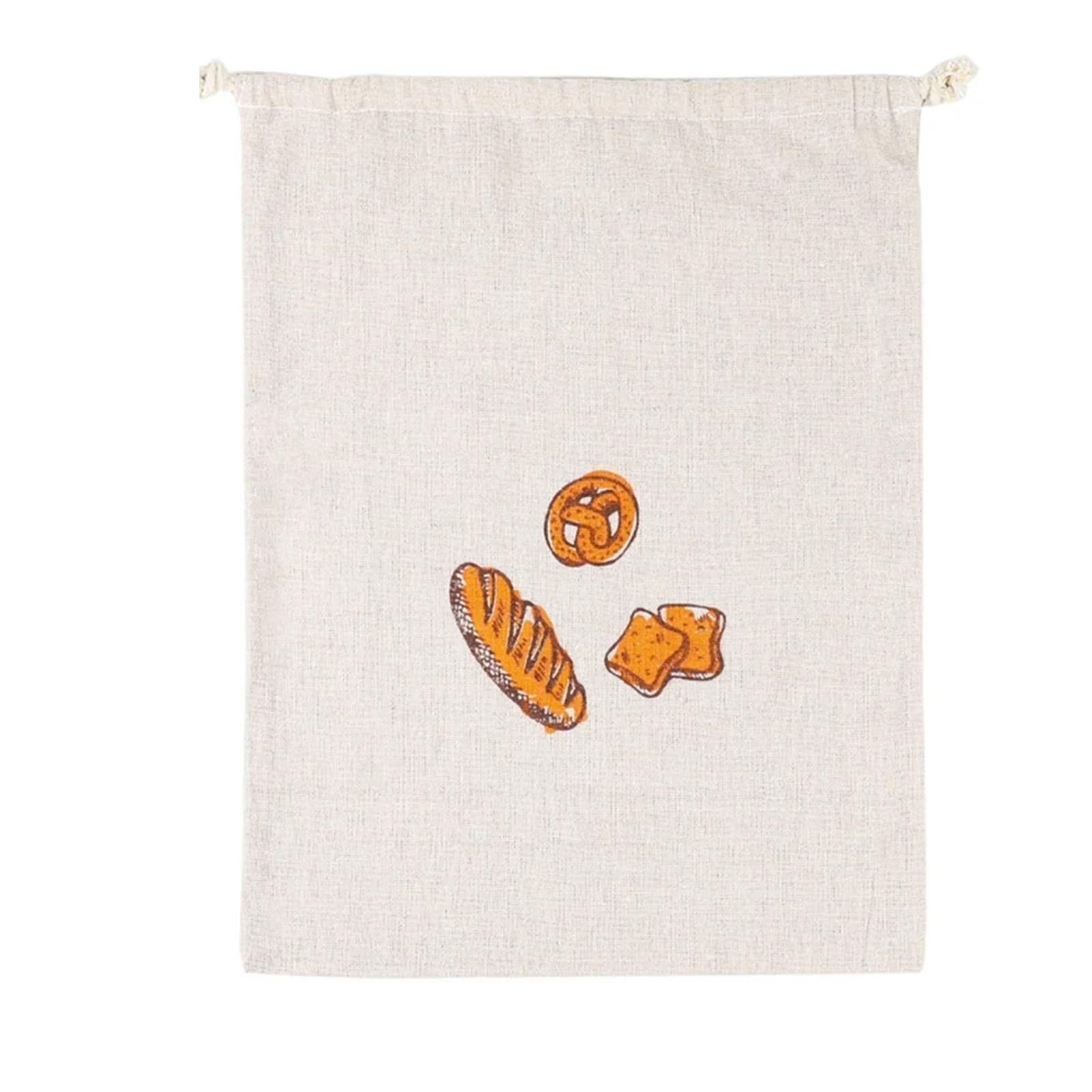XXHNBF Homemade Bread Storage Bags, Bread Bags, Linen Cotton Storage Bag Drawstring Reusable Multiple Sizes