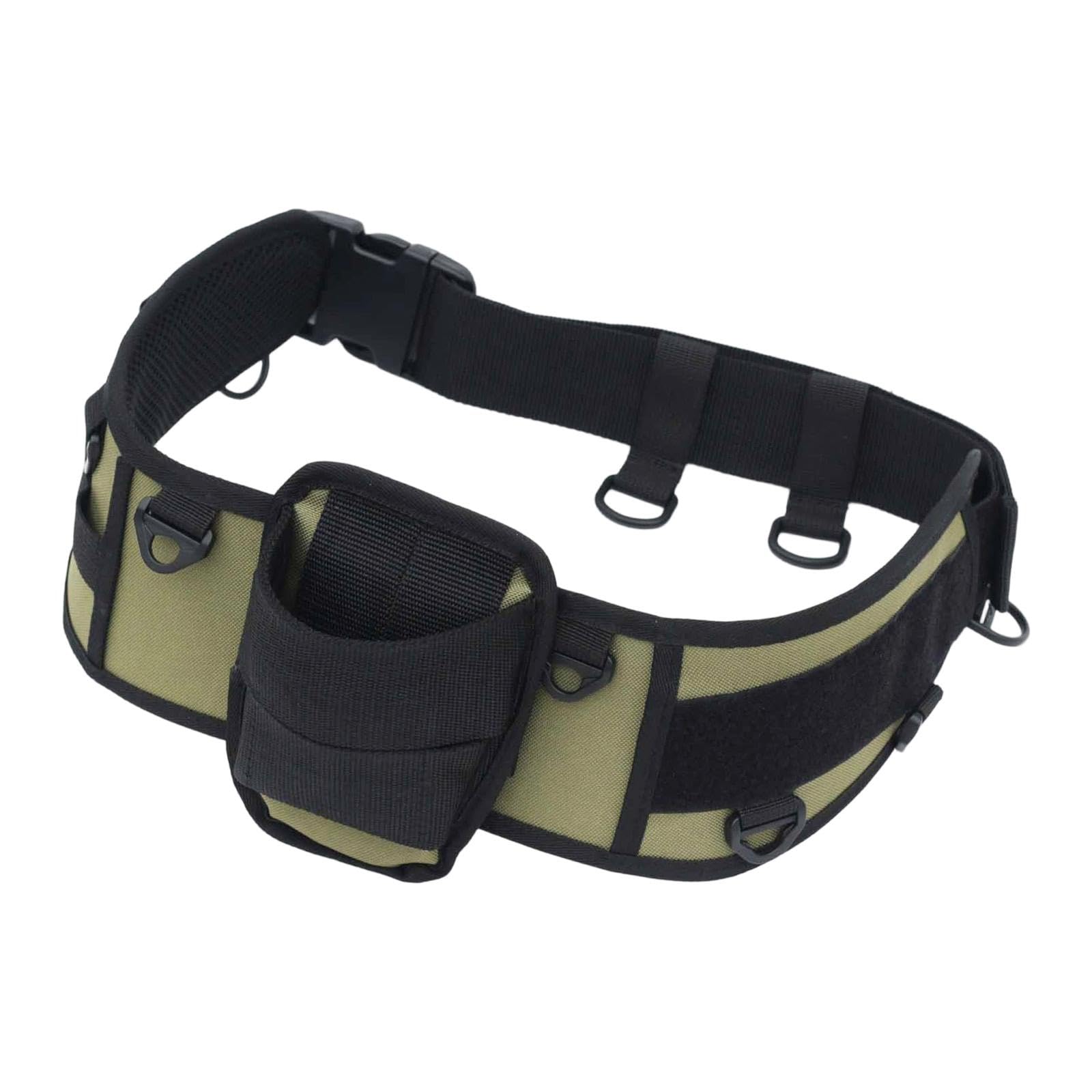 Fishing Waist Belt Ausgestattet mit Einstellbarem Rutenhalter Gepolstertem Einsatz Strapazierfähigem Polyestergewebe Und Multifunktionalen Haken für P