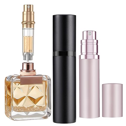 D-LOTUS Botella atomizadora de perfume recargable, atomizador de colonia de viaje, mini estuche portátil para bomba de aroma, contenedor dispensador disponible en Yaxa Colombia