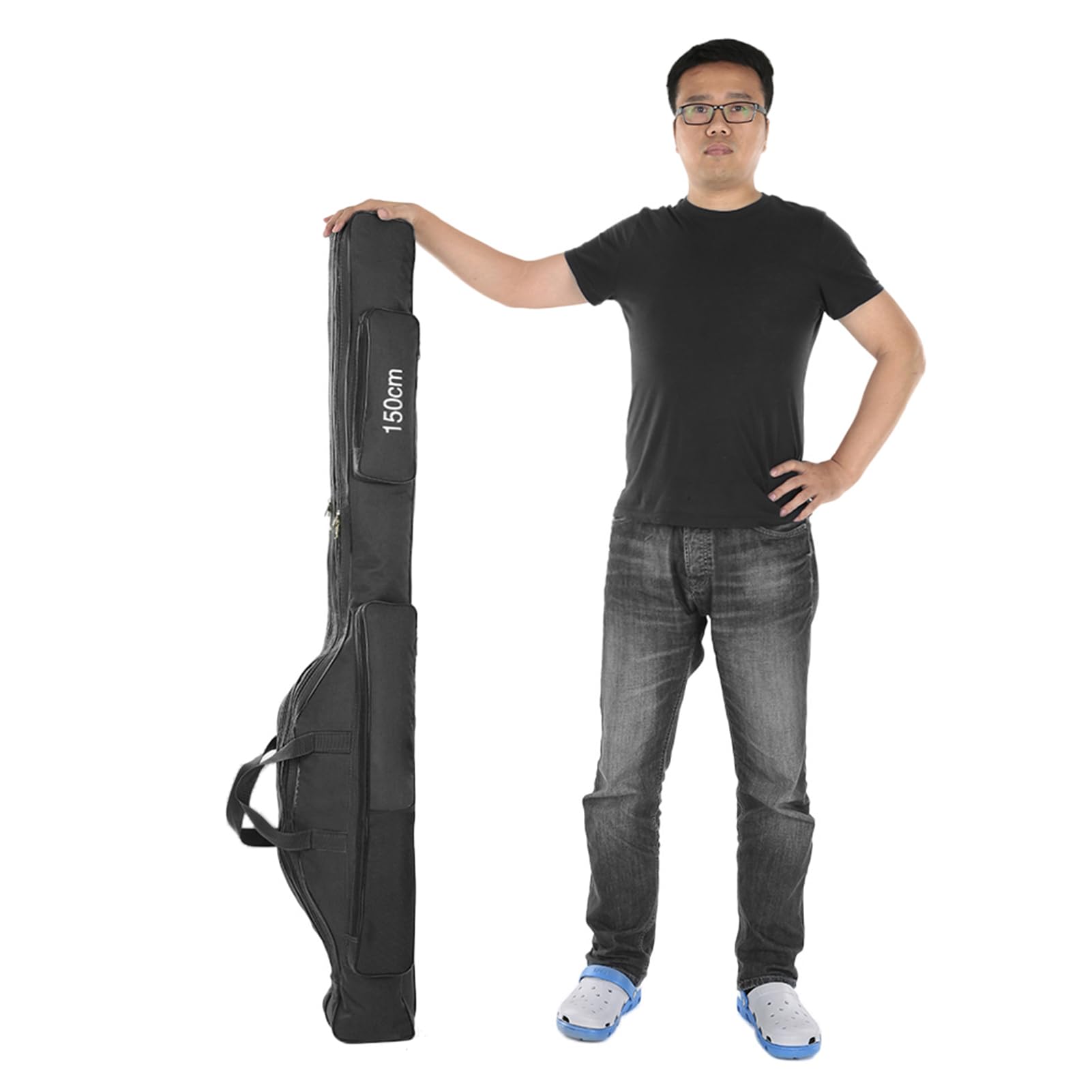 Angeltasche,tragbar,faltbar,Angelrute,Rollentasche,Angelrute,Ausrüstung,Tackle Tool,Transportsche,Reisesche,Aufbewahrungssche,Organizer