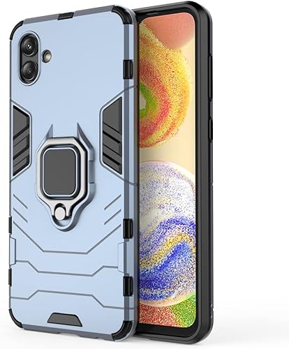 Vista 2 de Funda para Samsung Galaxy A04 4G, Cubierta De Cáscara De Soporte Para SM-A045F/DS SM-A045M/DS SM-A045F SM-A045M - Azul