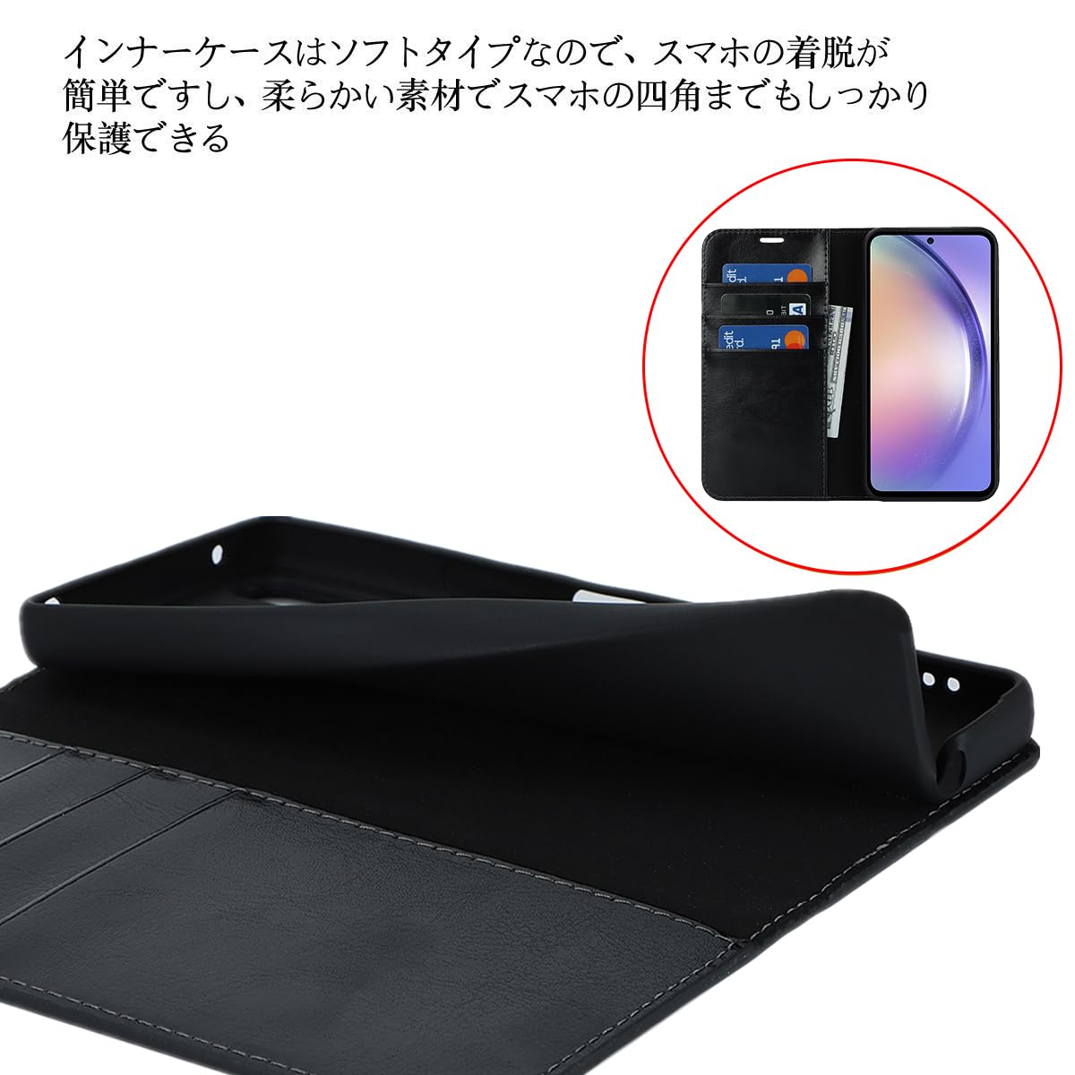 Amazon.co.jp: Xperia 10 V ケース 手帳型 【 マグネット無し 】 耐