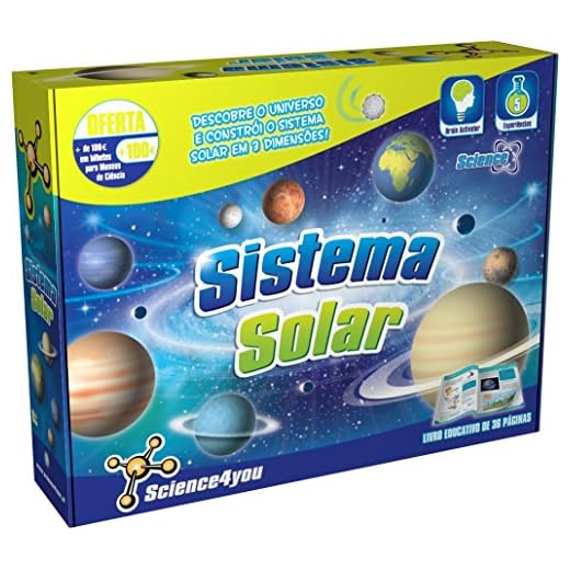 Science4you - Sistema Solar para Niños +8 Años - 21 Experimentos Cientificos: Planetas que Brillan en la Oscuridad y Proyector Planetario - Regalo Original, Juguete de Astronomia para Niños 8-12 Años